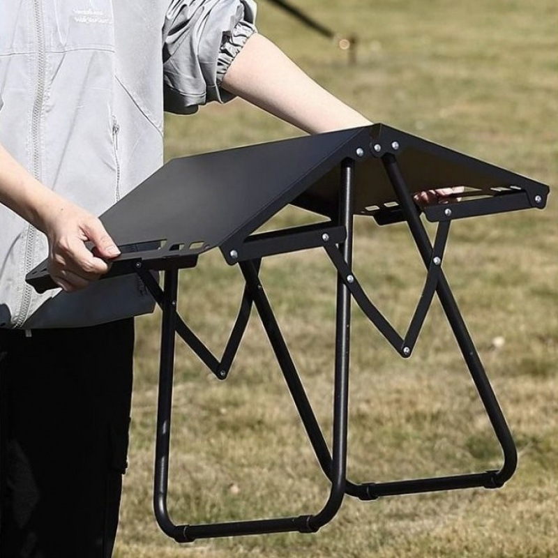 桌户外露营战术折叠可拼桌子野餐轻量化便携式全套装备灯架便携